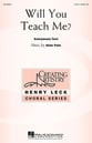 Will You Teach Me? Three-Part Treble choral sheet music cover